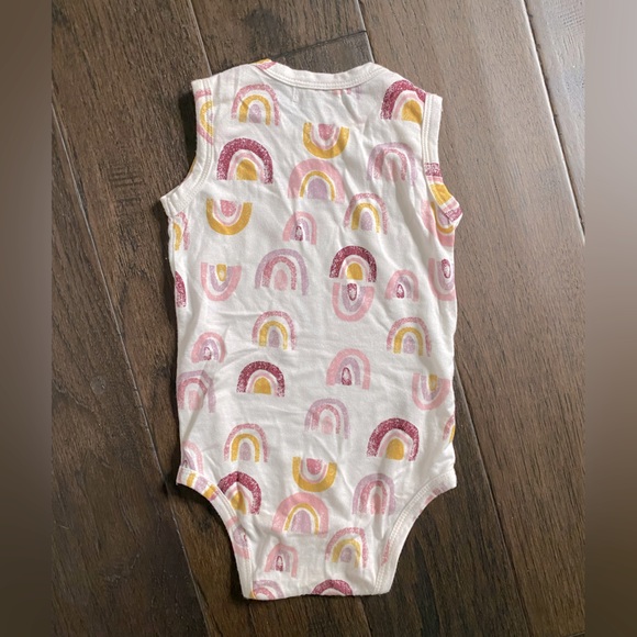 Spearmint Love rainbow body suit VGUC and matching headband EUC 6-12 - Picture 3 of 4